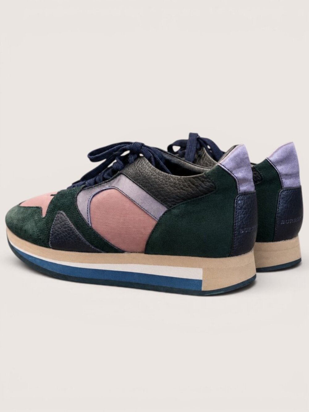 Burberry The Field Sneakers | Multicolor Suede & Leather * 39 - Picture 6 of 7